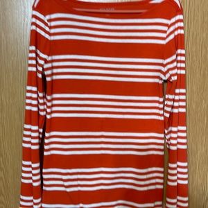 Stripped long sleeve shirt